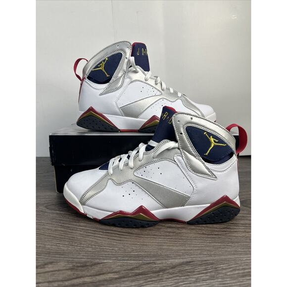 Nike Air Jordan Retro‎ 7 VII 2004 Olympic 304775 171 Size 10 DS OG.0 - Picture 1 of 16